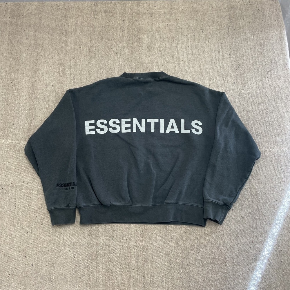 ESSENTIALS fear of‎ god sweatshirt mens XS Black streetwear
